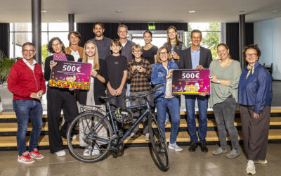 MGH eine der Gewinnerschulen beim Wettbewerb "Bike to school"